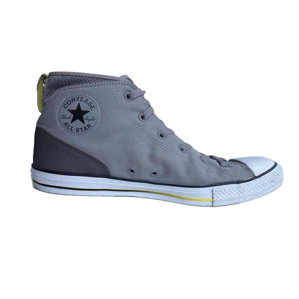 Converse Chuck Taylor All Star Syde Street Mid Gray Men 12 155481C retro skater